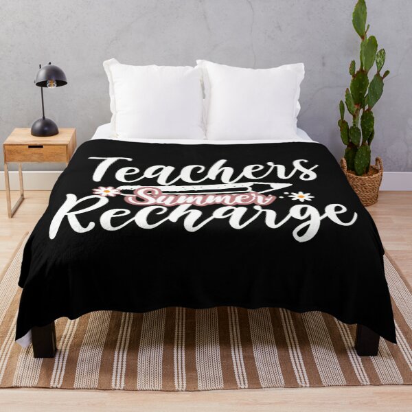 Item preview, teacher summer recharge required designed and sold by PopPizzazz.