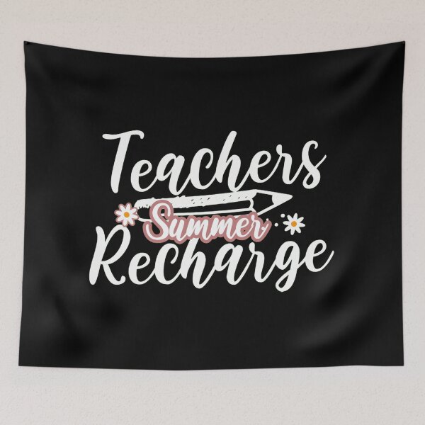 Item preview, teacher summer recharge required designed and sold by PopPizzazz.