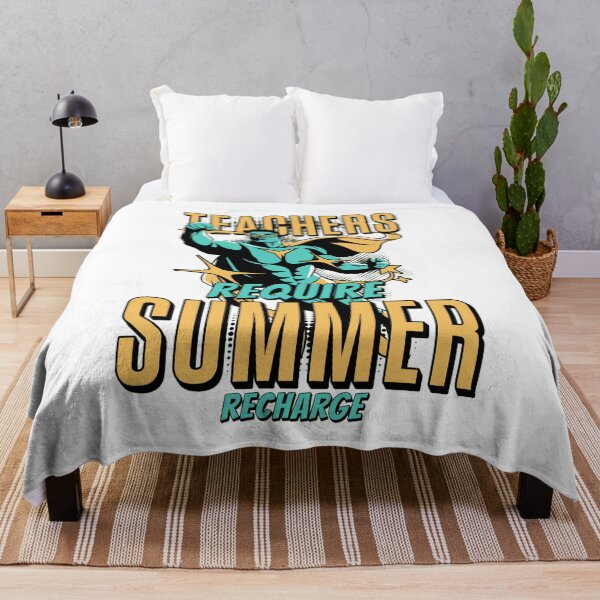 Item preview, teacher summer recharge required designed and sold by PopPizzazz.