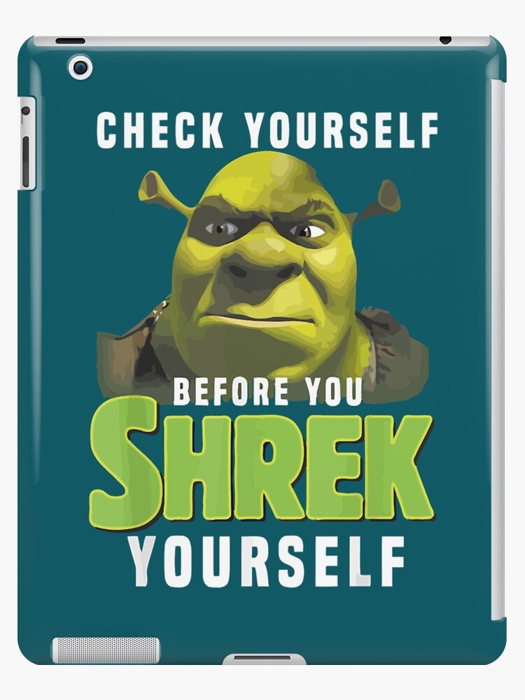 Sexy Shrek shrek meme face shrek wazowski  iPad Case & Skin for Sale by  AdornoKrithi