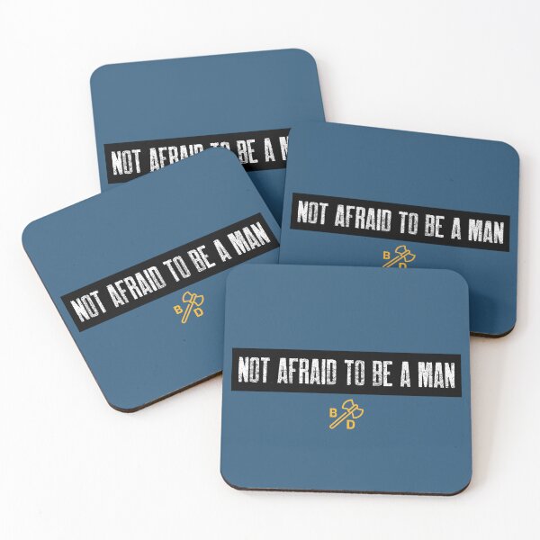 Item preview, Not Afraid To Be A Man designed and sold by Battle-Dad-Tees.