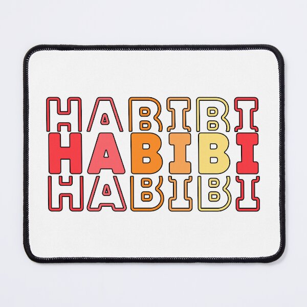 Item preview, Habibi My Beloved حبيبي Love Arabic Stacked Word designed and sold by ZamZamDesign.