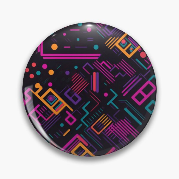 Aperçu de l'œuvre Néon Impulsion créée et vendue par PixelPatchwork.