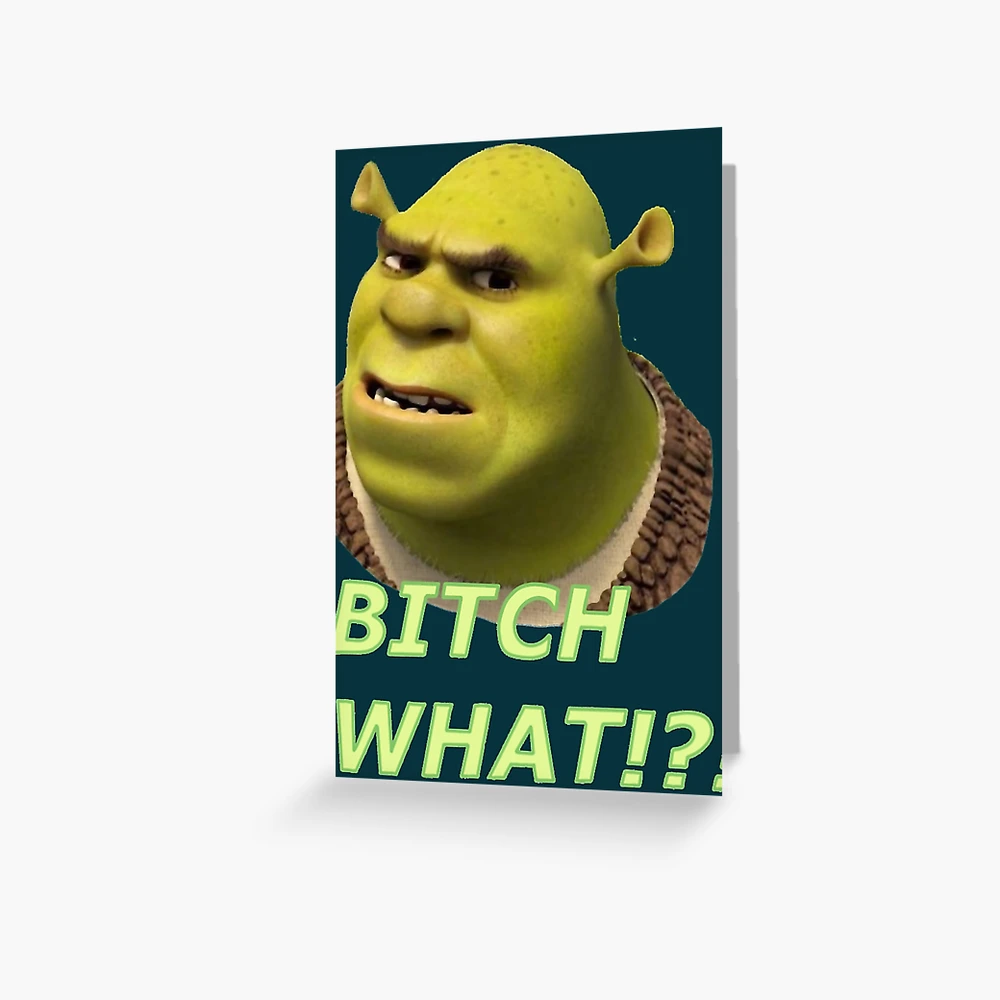 confused shrek Postcard for Sale by Alexis m