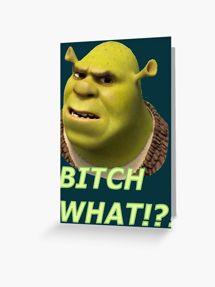 Confused Shrek sticker | Magnet