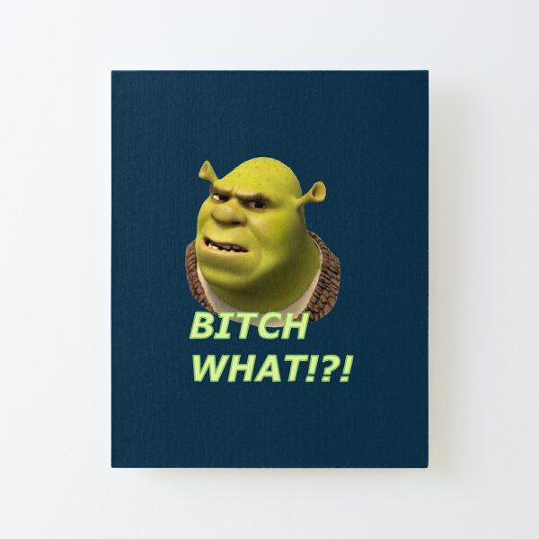 Shrek Face Meme Art Print for Sale by mylifeasgaia