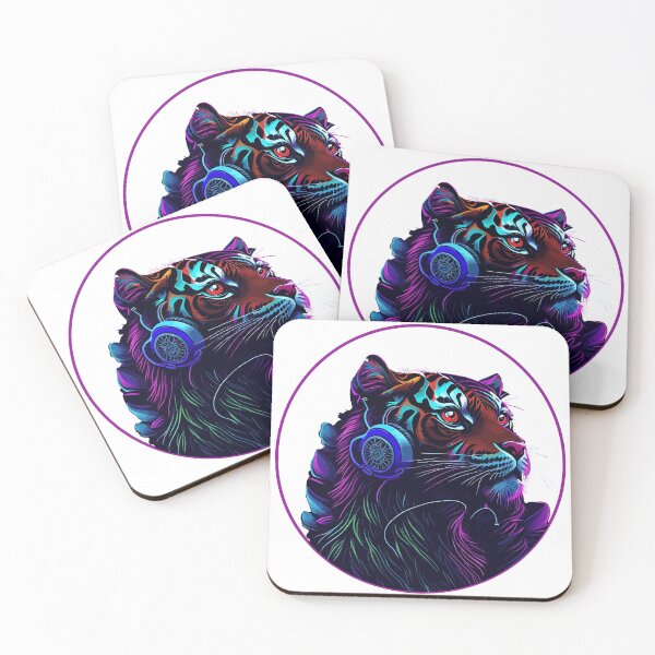 Item preview, Tiger Beats | Tiger with headphones | Enjoy the music  designed and sold by PurfectPredator.