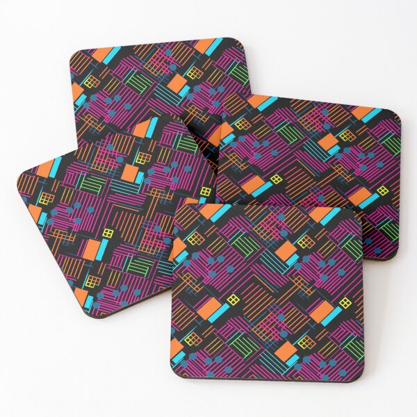 Item preview, Retro Electro Checkers designed and sold by PixelPatchwork.