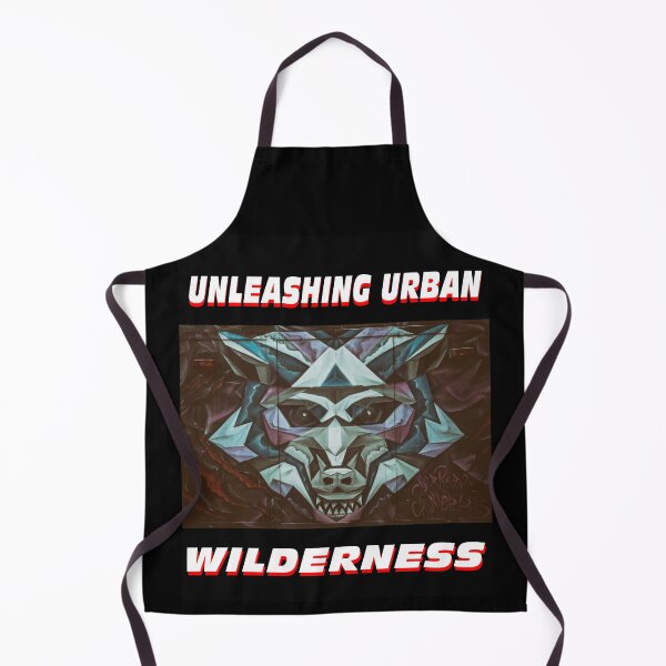 Item preview, UNLEASHING URBAN WILDERNESS / UNLEASH YOUR WOLF GRAFFITI URBAN SPIRIT designed and sold by Dubione2.