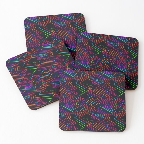 Item preview, Rejilla radiante del arco iris designed and sold by PixelPatchwork.