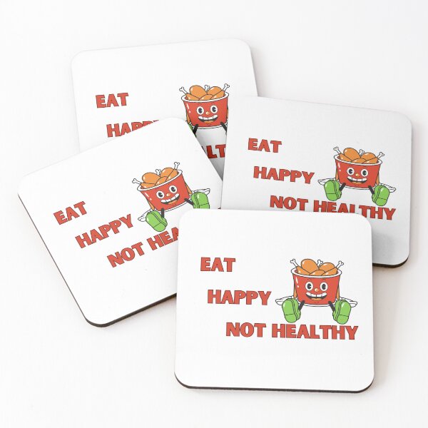 Item preview, Eat Happy Not Healthy designed and sold by ynsmahop.
