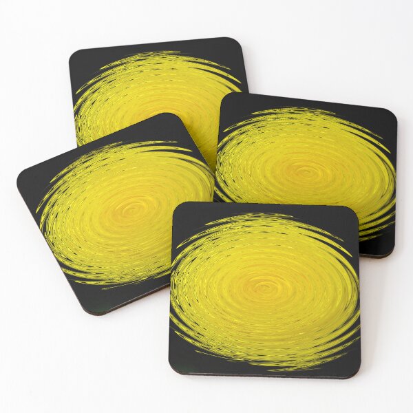Item preview, Yellow spot on black background designed and sold by olena2552.