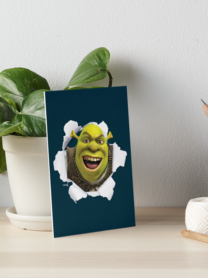 Shrek meme | Art Board Print