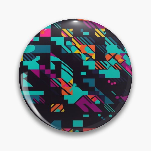Item preview, Neon Pixel Burst designed and sold by PixelPatchwork.
