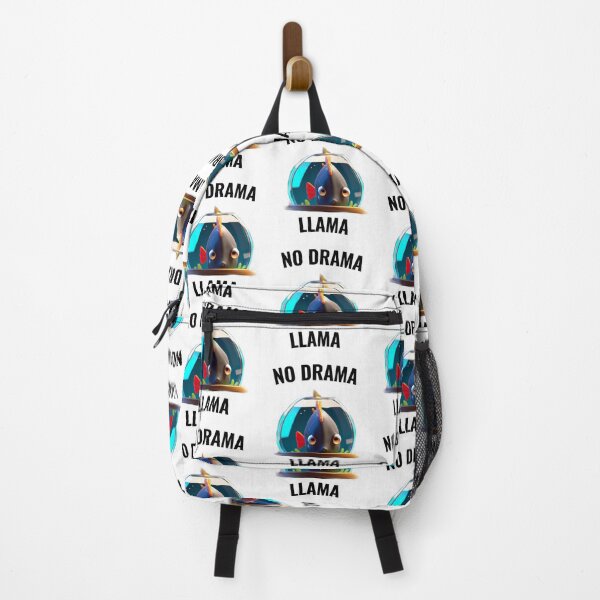 Item preview, No drama LLAMA - cute fish designed and sold by Ball-and-Match.