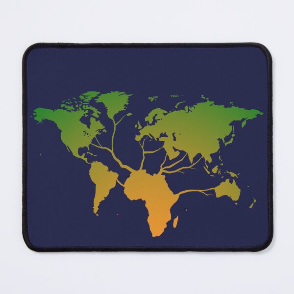 Item preview, World Map Tree Africa Roots Gradient Pattern designed and sold by d247.