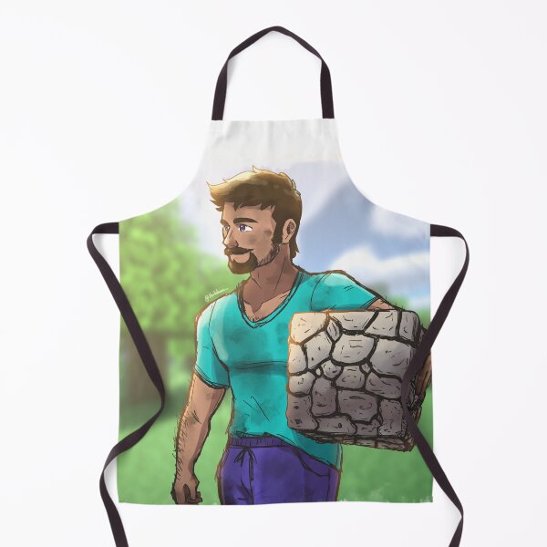 Item preview, Steve carrying a cobblestone designed and sold by Hortelaaa.