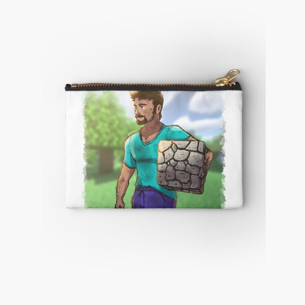 Item preview, Steve carrying a cobblestone designed and sold by Hortelaaa.
