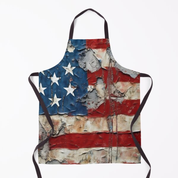 Item preview, Fading Glory: Dilapidated American Flag Art Print designed and sold by BlahNM505.