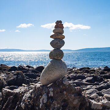 Artwork thumbnail, Stone Beach Sculpture on Isle of Arran, Scotland by davecurrie