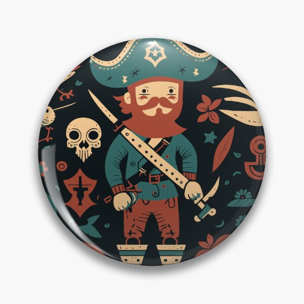 Item preview, Cute Pirate pattern designed and sold by Amir Faysal.