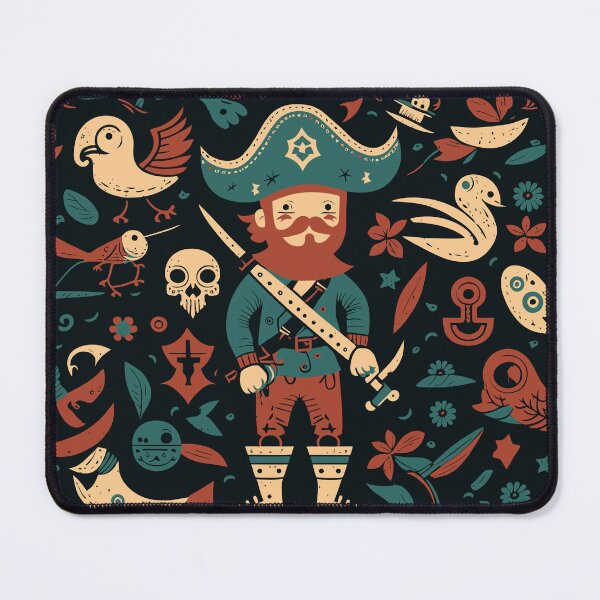 Item preview, Cute Pirate pattern designed and sold by Amir Faysal.