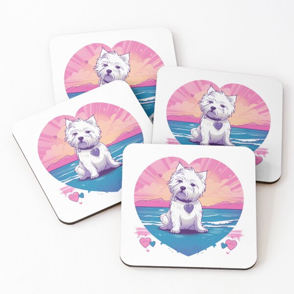 Aperçu de l'œuvre Bi Pride Puppies - West Highland White Terrier créée et vendue par HitsTheWaves.