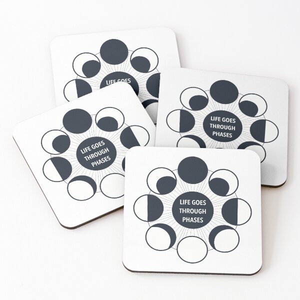 Item preview, Life Goes Through Phases - Moon Phases designed and sold by Courtney Nicholls.