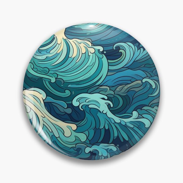 Aperçu de l'œuvre Vagues de l'océan créée et vendue par ShareAloha.