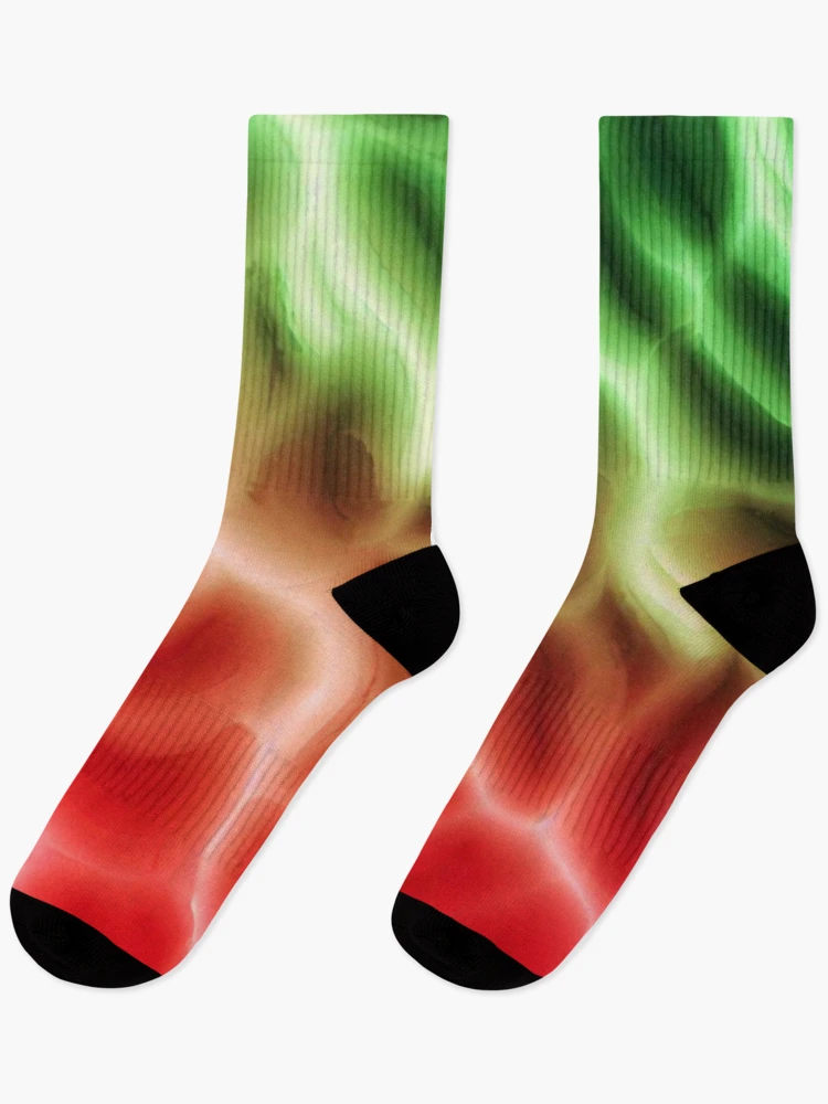 Thumbnail 1 of 5, Socks, Watermelon Pattern designed and sold by FlowFlex.
