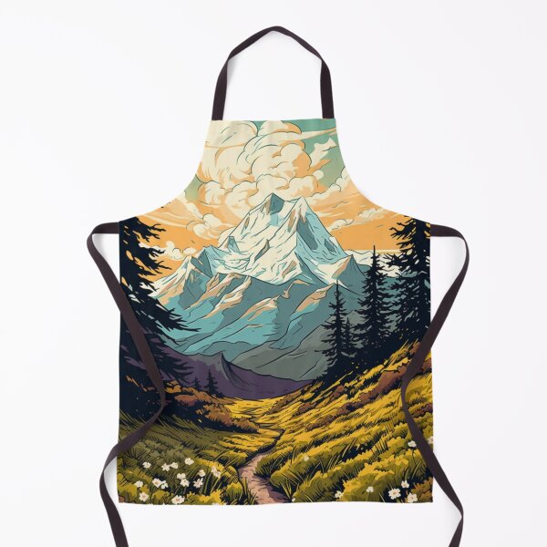 Item preview, Colorful Mountain Landscape Design designed and sold by Adam Arts.
