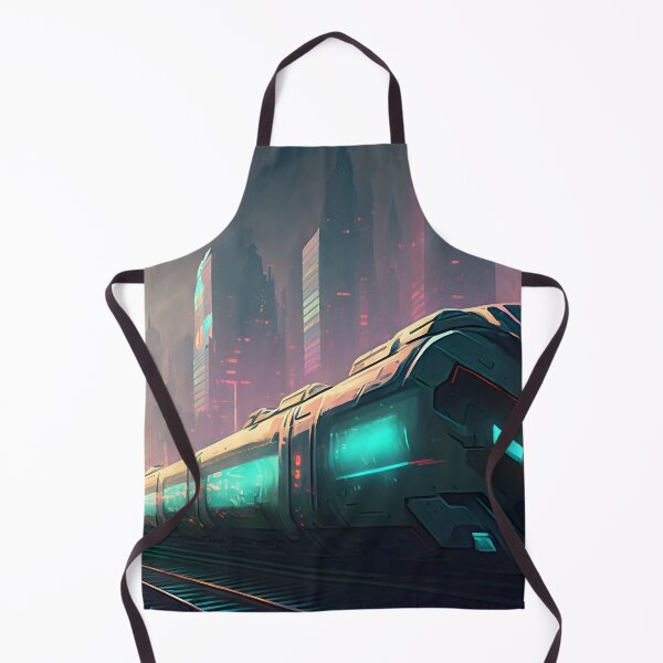 Item preview, Cyberpunk Bullet Train designed and sold by DigitalPalette1.