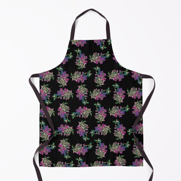 Item preview, Midnight Noir Garden Chic Pattern designed and sold by DFLC Prints.