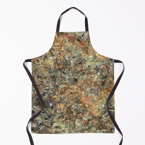 Item preview, Bold Brush Stroke Abstract Painting in Soft Shades of Browns designed and sold by Trevor Hirst.