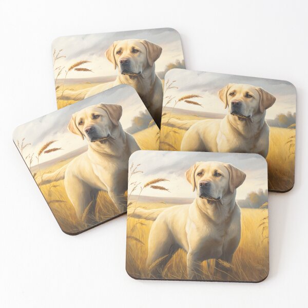 Item preview, Golden Labrador in a Field designed and sold by Luna-Art-Design.