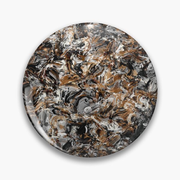 Artikelvorschau, Bold Brush Stroke Abstract Painting in Brown Black and White entworfen und verkauft von Trevor Hirst.