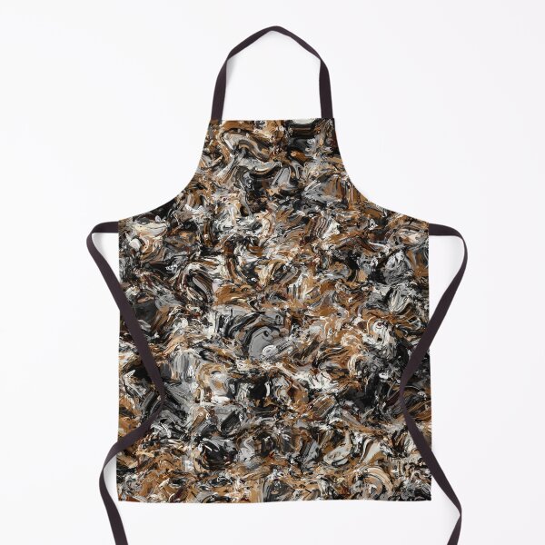 Item preview, Bold Brush Stroke Abstract Painting in Brown Black and White designed and sold by Trevor Hirst.