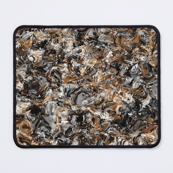 Item preview, Bold Brush Stroke Abstract Painting in Brown Black and White designed and sold by Trevor Hirst.