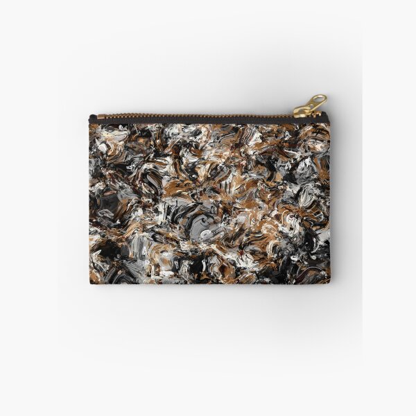Item preview, Bold Brush Stroke Abstract Painting in Brown Black and White designed and sold by Trevor Hirst.