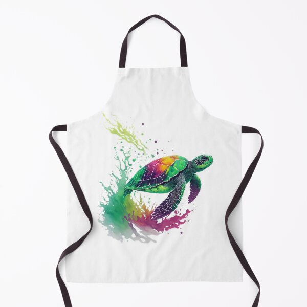 Item preview, Colorful sea turtle designed and sold by MikesArtDesign.