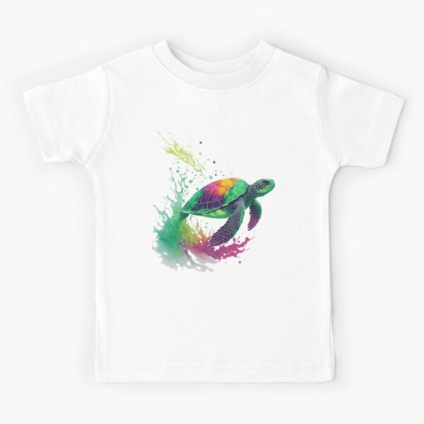 Item preview, Colorful sea turtle designed and sold by MikesArtDesign.
