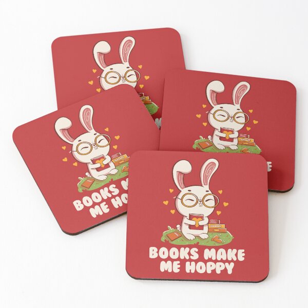 Item preview, Books Make Me Hoppy by Tobe Fonseca designed and sold by Tobe Fonseca®.