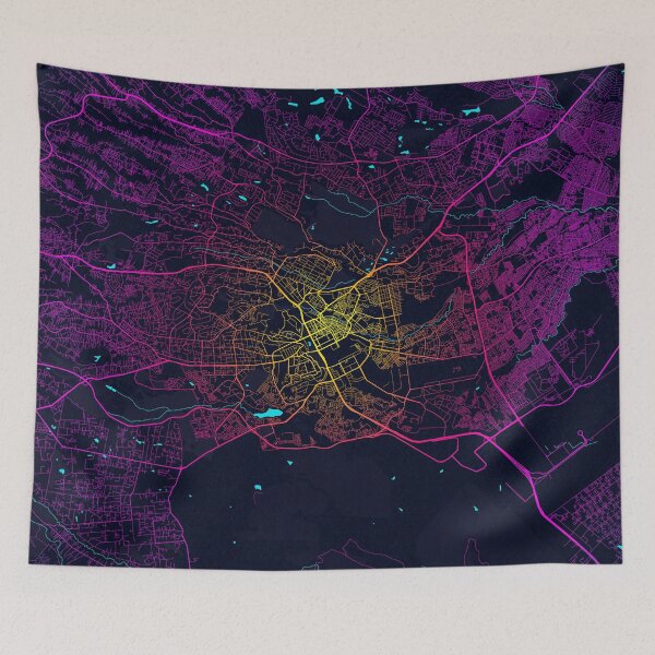 Item preview, Nairobi City Map of Kenya - Neon designed and sold by deMAP.