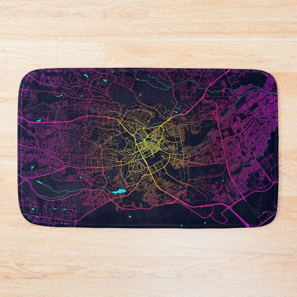 Item preview, Nairobi City Map of Kenya - Neon designed and sold by deMAP.