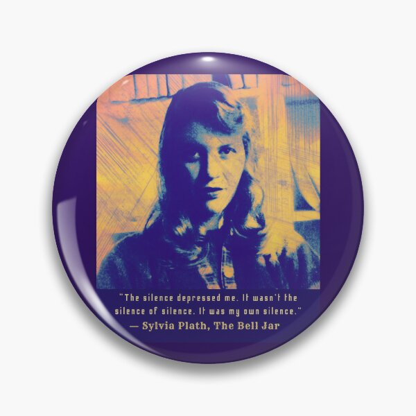 Sylvia Plath Enamel Pin Women Poets Pin Collection Book Lover Feminist Pin  Literature Gift Bookish Pin Badge Feminism 