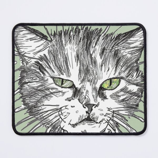 Item preview, Cat, green eyes designed and sold by DejanVuk.