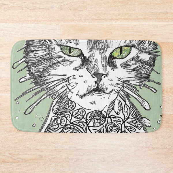 Item preview, Cat, green eyes designed and sold by DejanVuk.