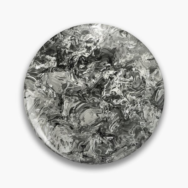 Artikelvorschau, Bold Brush Stroke Abstract Painting in Black and White entworfen und verkauft von Trevor Hirst.