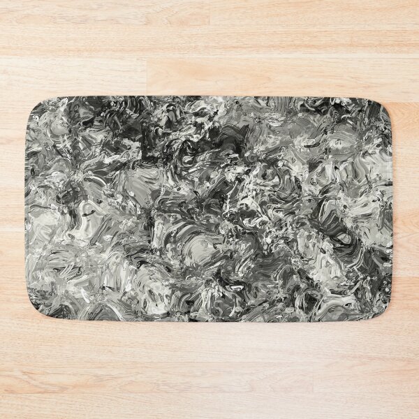 Item preview, Bold Brush Stroke Abstract Painting in Black and White designed and sold by Trevor Hirst.