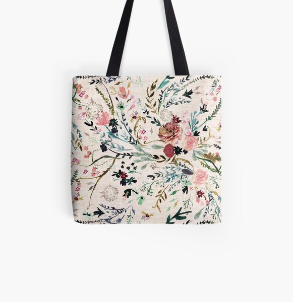 Fable Floral All Over Print Tote Bag